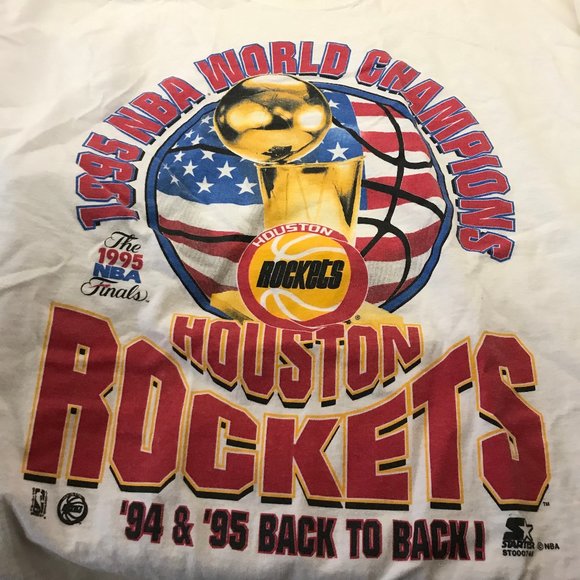 Touch of Gold Houston Rockets Championship T-Shirt 1994-95 GUC Men's XXL 2XL WOW - Picture 7 of 11